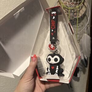 Skelanimals by Hasbro Chip The Frog Keychain Skeleton Series 2